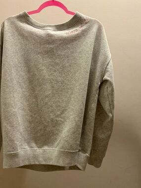 Hollister Cozy Light Grey Crewneck Sweatshirt Class Of '26